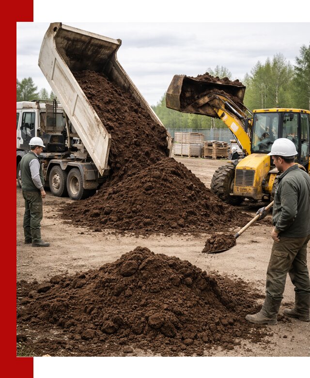 Доставка торфа оптом и в мешках в Апшеронске