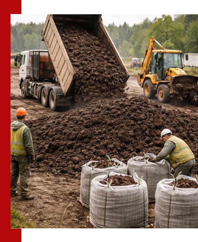 Доставка нейтрального торфа в Апшеронске оптом и в розницу
