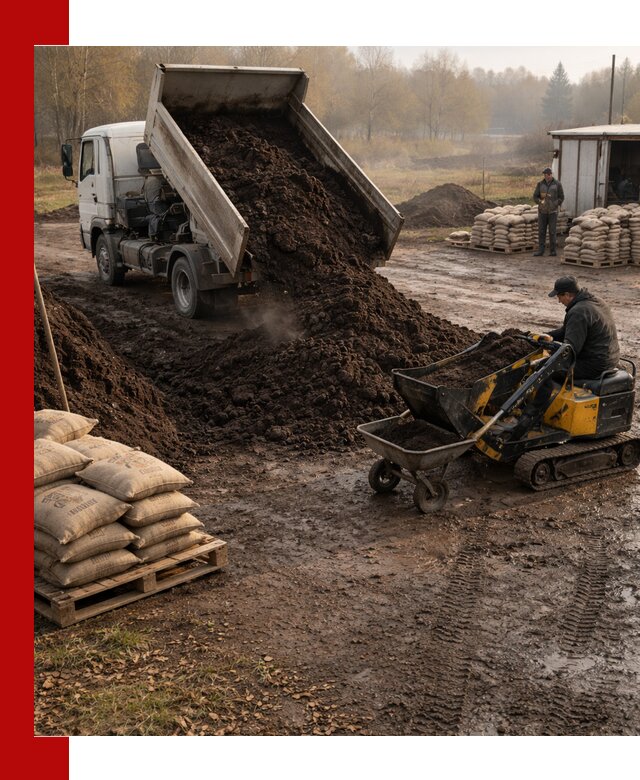 Кислый торф в доставке по выгодным ценам в Апшеронске