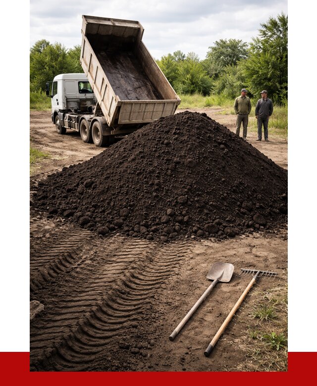 Купить чернозем навалом в Апшеронске от 1230 р. за куб | ПРОНЕРУДПшр