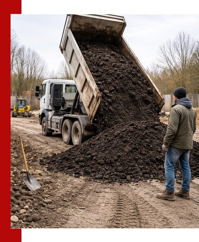 Доставка чернозема навалом в Апшеронске быстро и выгодно