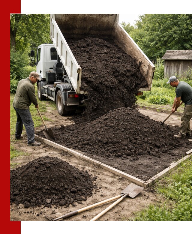 Купить чистый чернозем для огорода с доставкой в Апшеронске