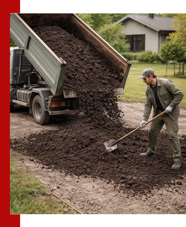 Чернозем для газона с доставкой в Апшеронске быстро и качественно