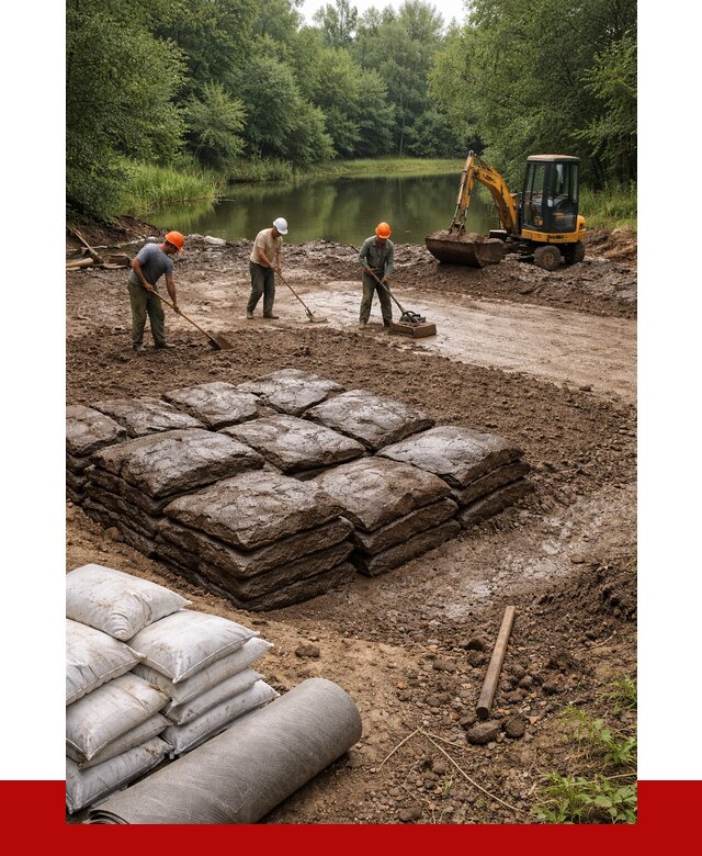 Купить глину для пруда в Апшеронске от 4612 р. с доставкой | ПРОНЕРУДПшр
