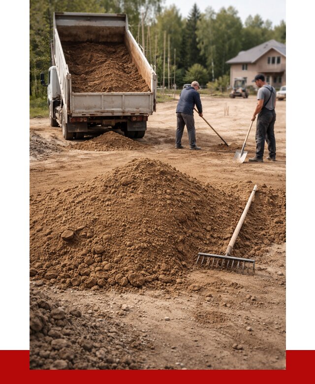 Суглинок для планировки в Апшеронске с доставкой от 4304 р. | ПРОНЕРУДПшр