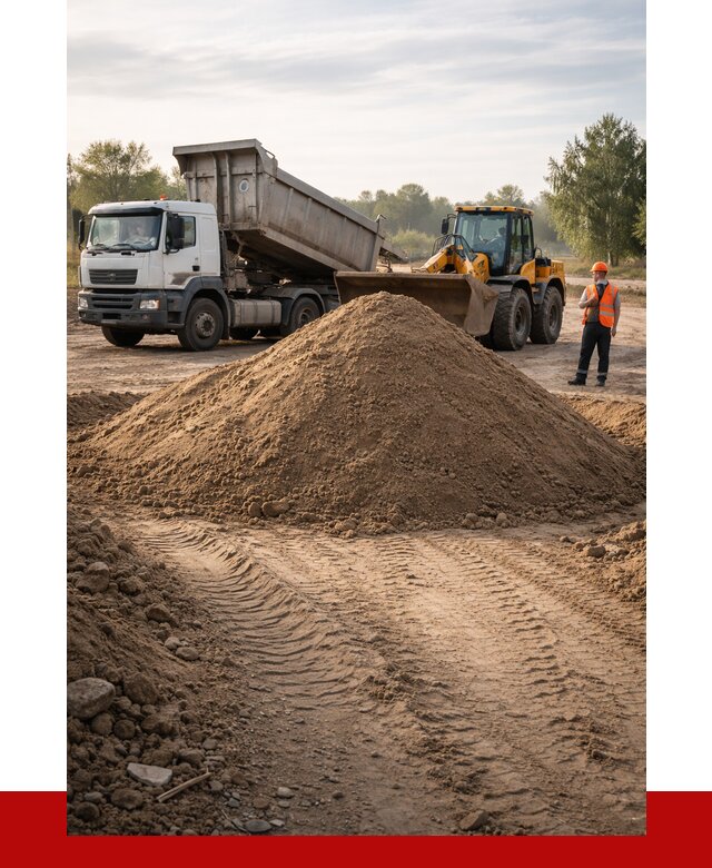 Купить песчаный грунт с доставкой в Апшеронске от 4304 р. | ПРОНЕРУДПшр