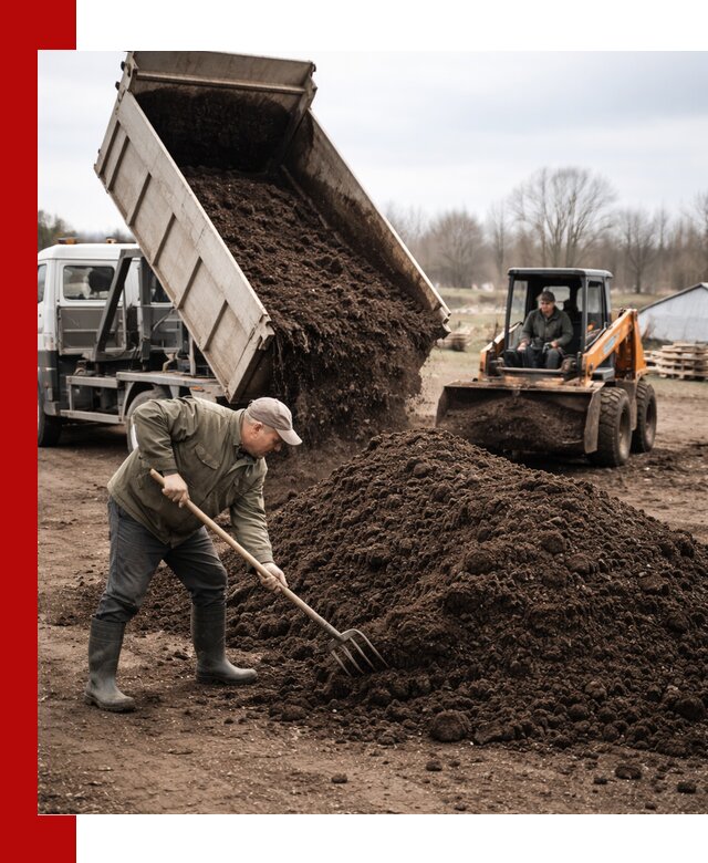 Доставка и продажа перегноя в Апшеронске быстро и дешево