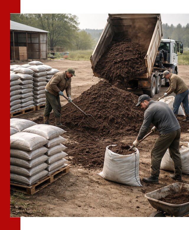 Доставка компоста оптом и в розницу в Апшеронске