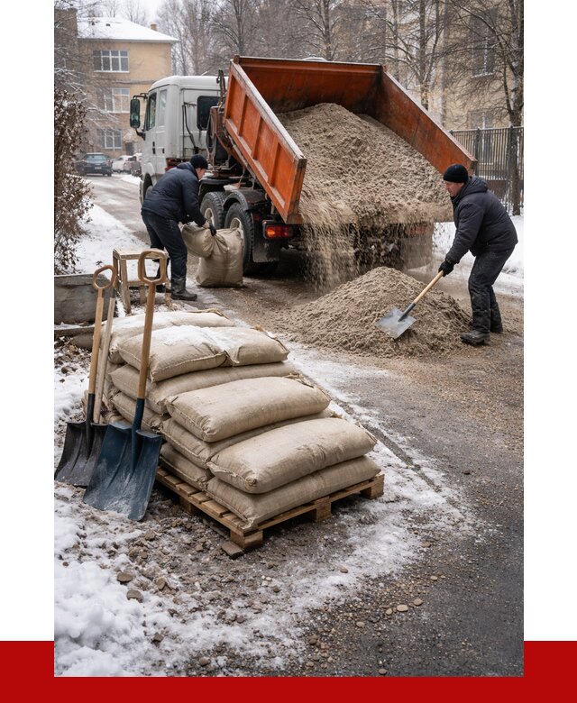 Противогололедные материалы оптом в Апшеронске от 4304 р. | ПРОНЕРУДПшр