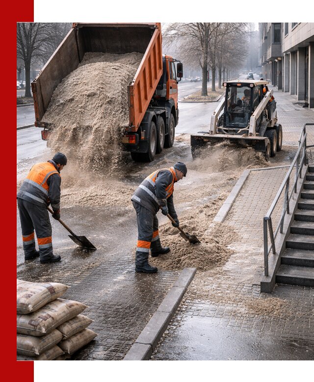 Поставка противогололедных материалов в Апшеронске