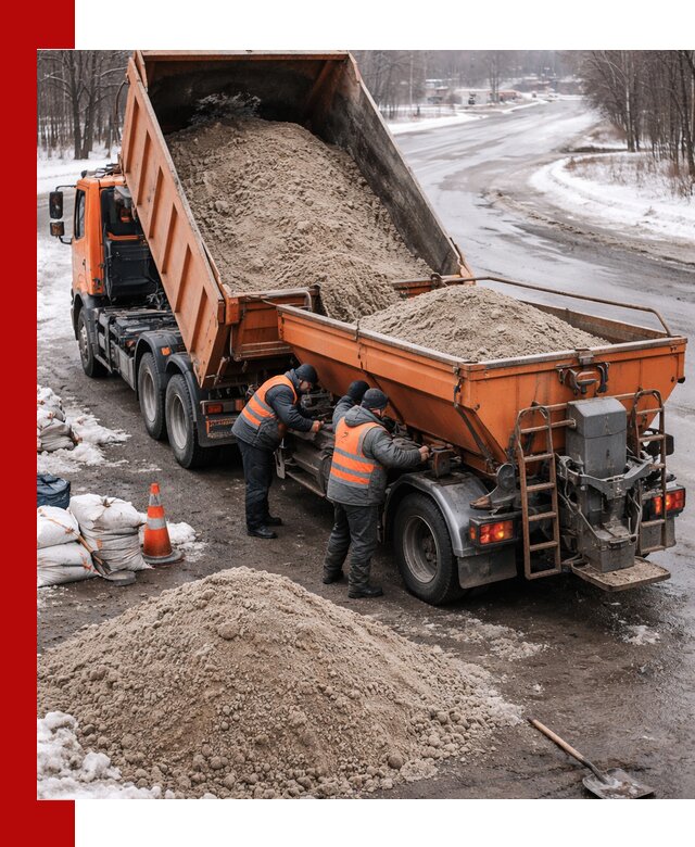 Поставка и вывоз пескосоля в Апшеронске оптом и в розницу