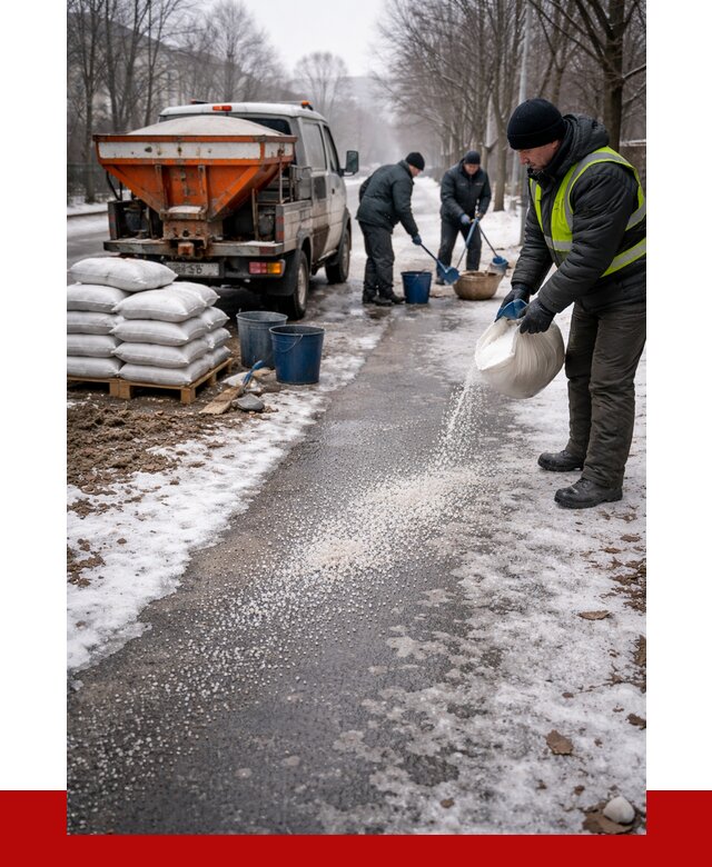 Реагент против гололеда в Апшеронске с доставкой от 4612 р. | ПРОНЕРУДПшр