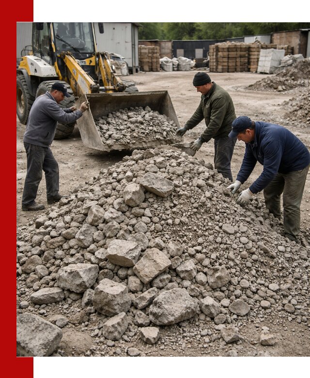 Демонтаж и вывоз бой бетона в Апшеронске