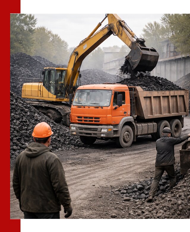 Доставка угля автотранспортом в Апшеронске быстро и выгодно
