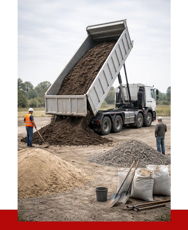 Доставка самосвалом 30 кубов в Апшеронске от 8711 р. | ПРОНЕРУДПшр