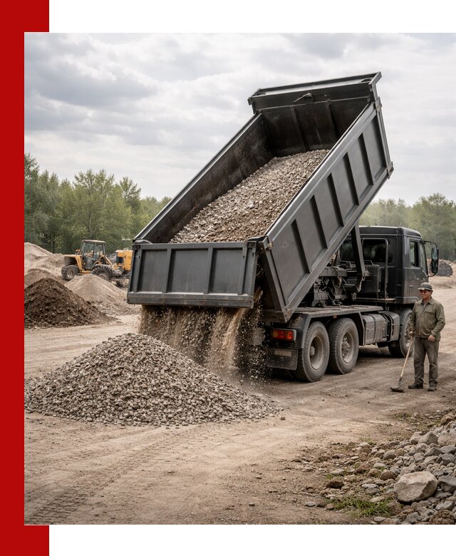 Доставка самосвалом 30 м3 по выгодным ценам в Апшеронске