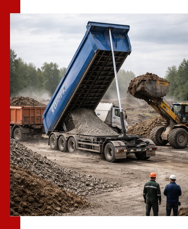 Аренда тонар 40 тонн в Апшеронске с доставкой материалов