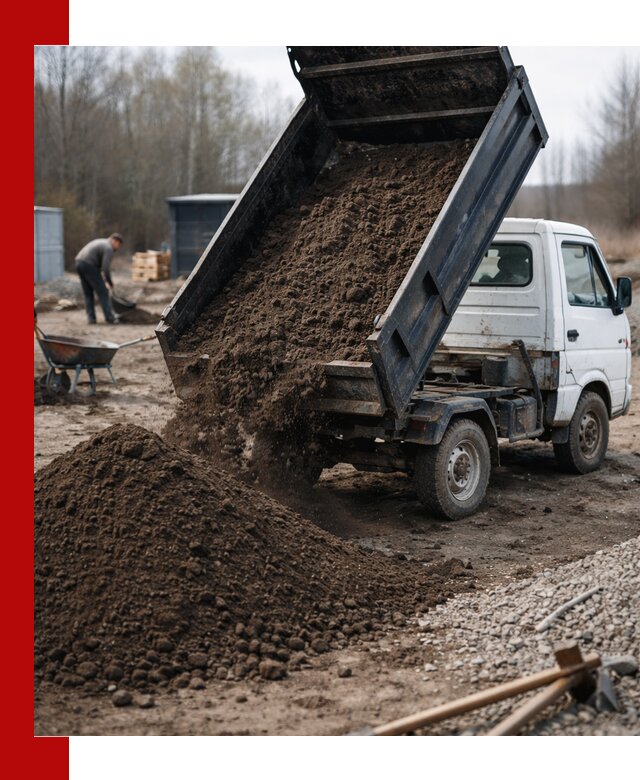 Аренда минисамосвала в Апшеронске для доставки сыпучих материалов