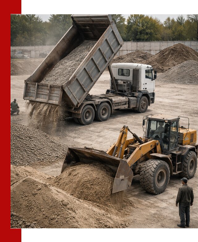 Перевозка сыпучих грузов самосвалами и бортовыми в Апшеронске