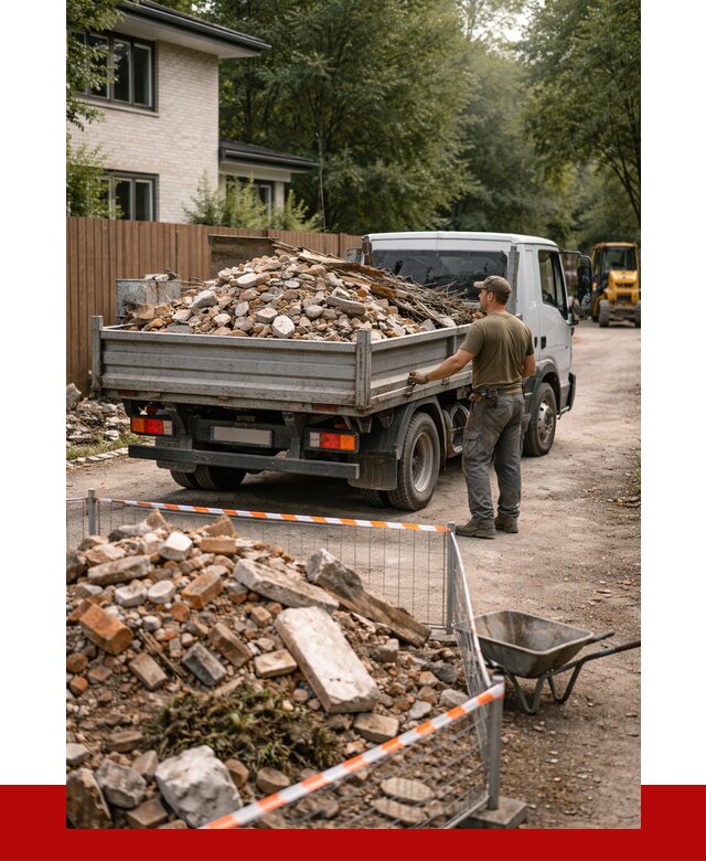 Вывоз строительного мусора с погрузкой в Апшеронске от 7686 р | ПРОНЕРУДПшр