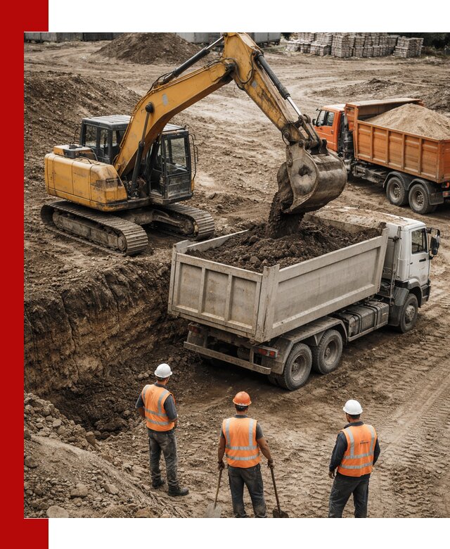 Разработка грунта для строительства и благоустройства в Апшеронске