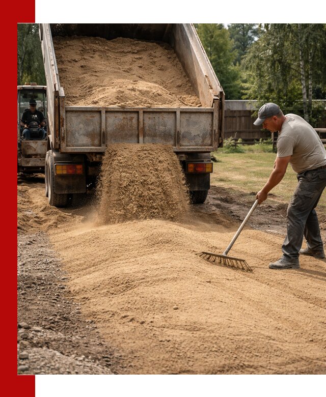 Отсыпка участка песком в Апшеронске быстро и качественно
