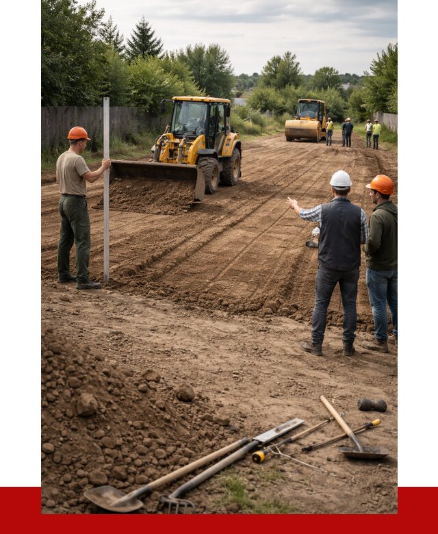 Планировка участка грунтом в Апшеронске от 4612 р ПРОНЕРУДПшр