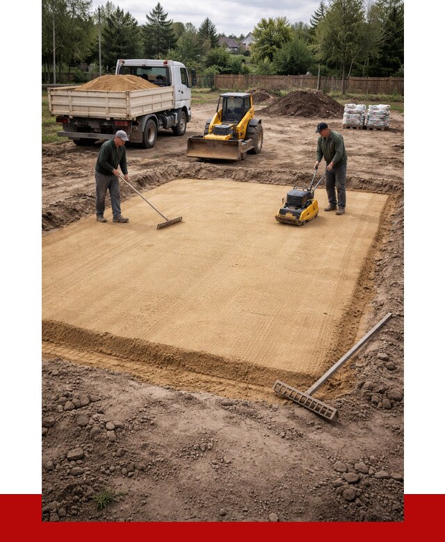 Устройство песчаной подушки в Апшеронске от 4612 р. ПРОНЕРУДПшр