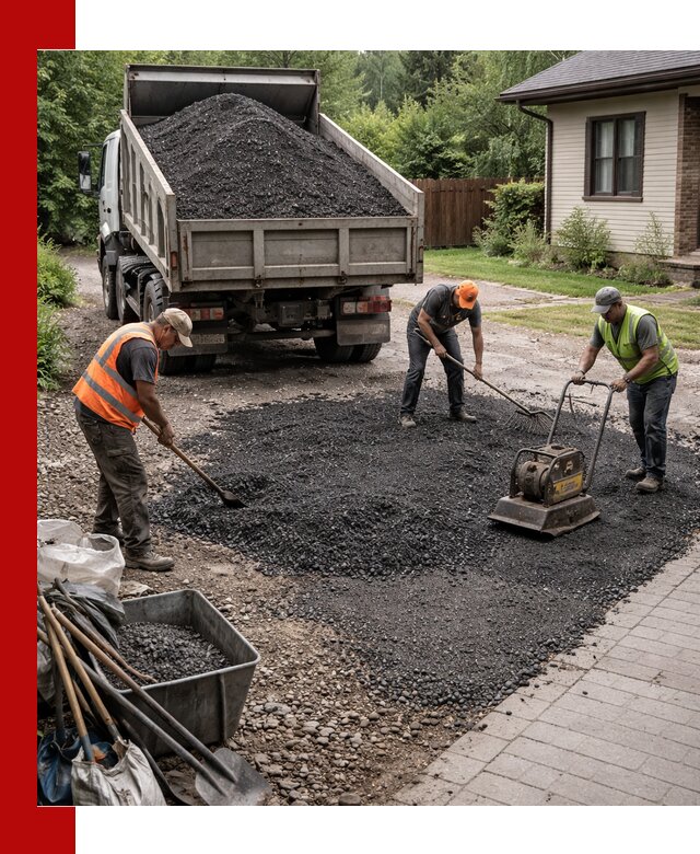 Асфальтовая крошка для двора с доставкой в Апшеронске